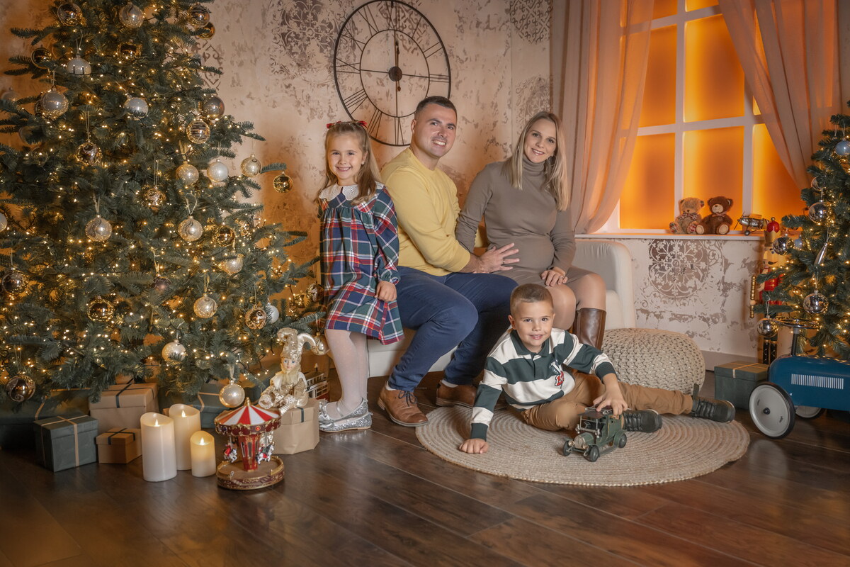 Novogodisnje fotografisanje u studiju Novi Sad